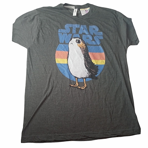 🆕 Star Wars The Last Jedi Men's Retro Porg T-Shirt - Picture 5 of 8